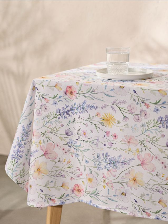 Sinsay - Față de masă cu motiv floral - multicolor