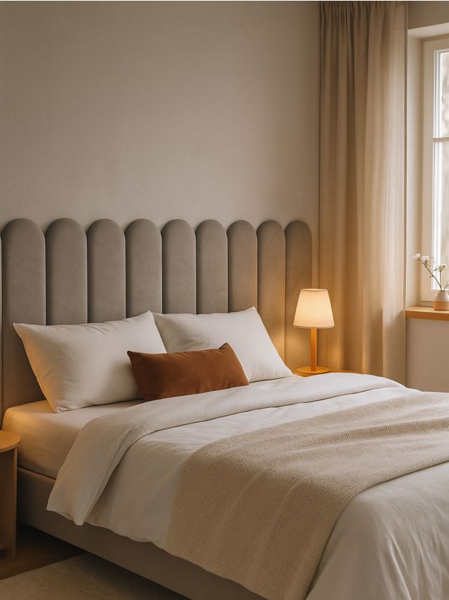 Sinsay - Panou de perete tapițat - gri deschis