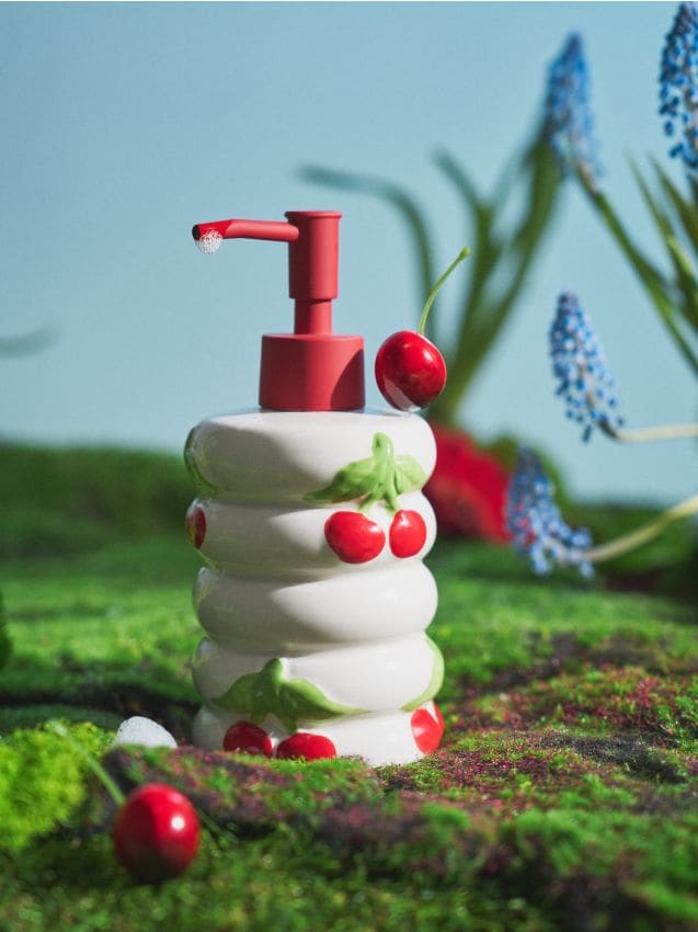 Sinsay - Dozator de săpun cu motiv de cireșe - multicolor