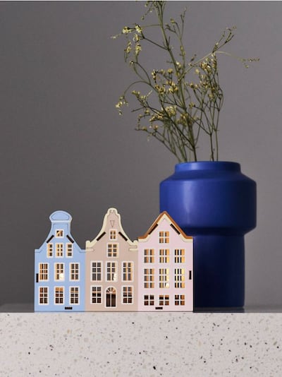 Διακοσμητικό LED σε σχήμα σπιτιών