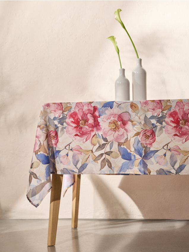 Sinsay - Față de masă cu motiv floral - multicolor