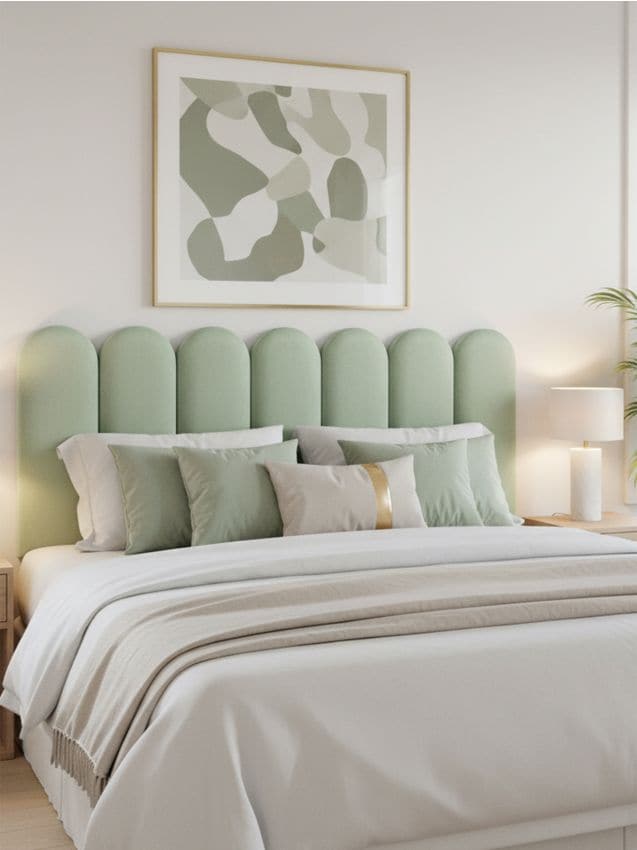 Sinsay - Panou de perete tapițat - verde-pal