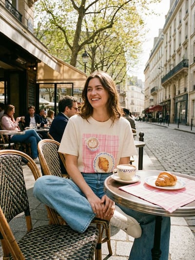 Бавовняна футболка з принтом