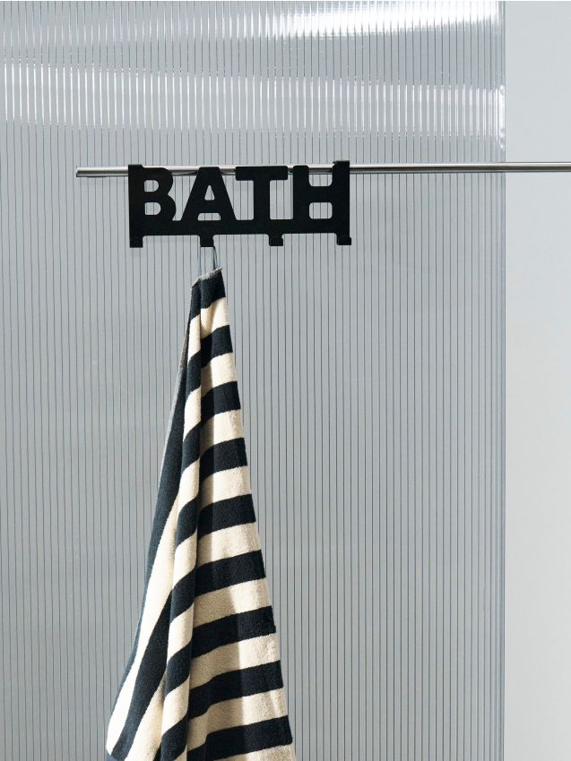 Sinsay - Căpăstru pentru ușă de baie - negru