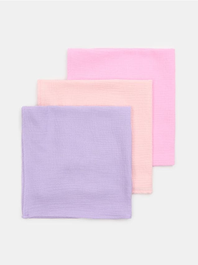 Sinsay - Set de scutece din muselină 3 pack - lavand