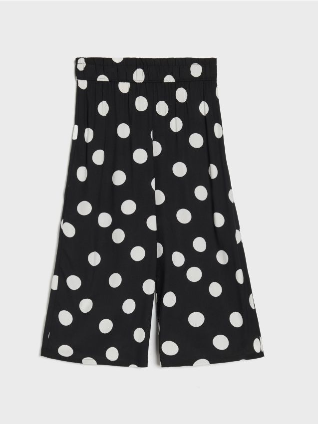 Pantaloni a gamba larga in viscosa - SINSAY