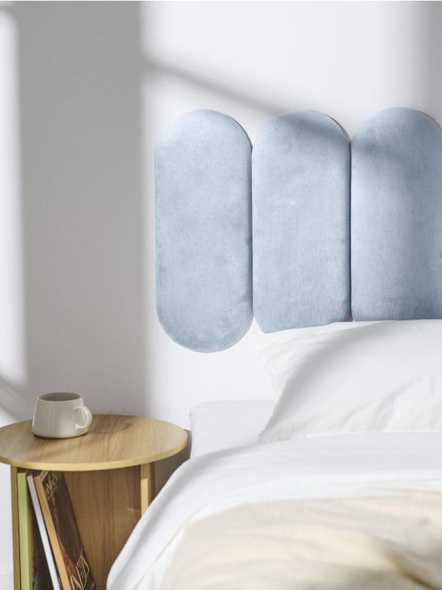 Sinsay - Panou de perete tapițat - albastru-pal