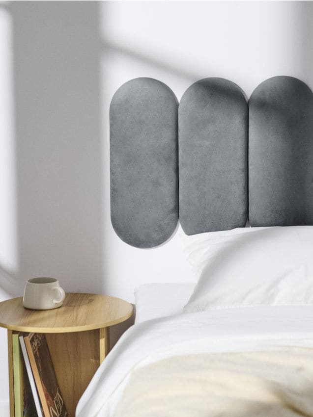 Sinsay - Panou de perete tapițat - gri-închis