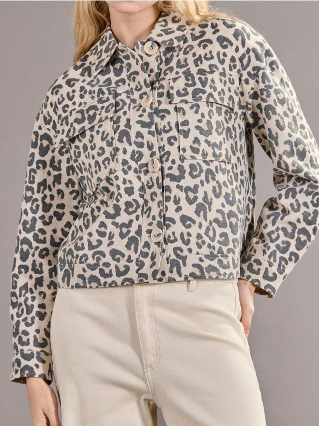 Sinsay - Jachetă shacket - multicolor