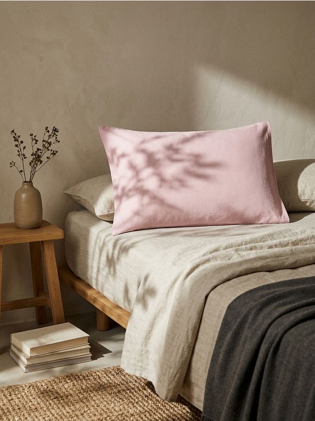 Sinsay - Față de pernă - roz-pastel