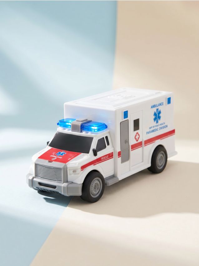 Sinsay - Ambulanță de jucărie cu funcție de sunet - alb