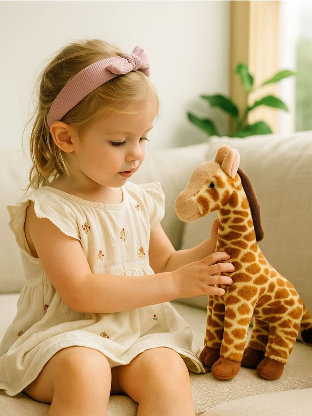 Sinsay - Jucărie de pluș în formă de girafă - galben