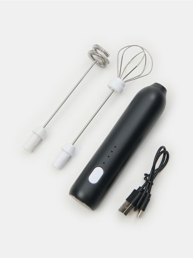 Sinsay - Spumant de lapte și tel 2 în 1 cu USB - negru