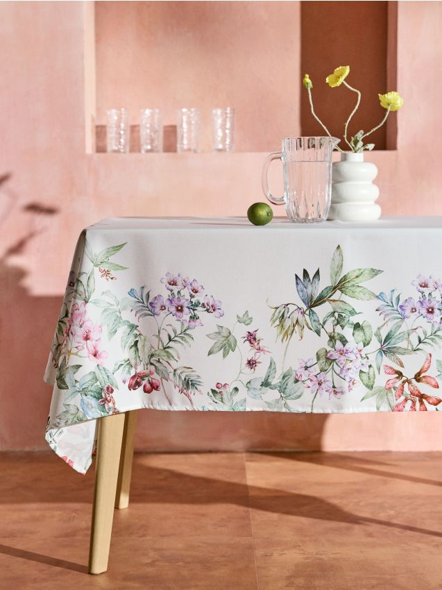 Sinsay - Față de masă cu motiv floral - multicolor