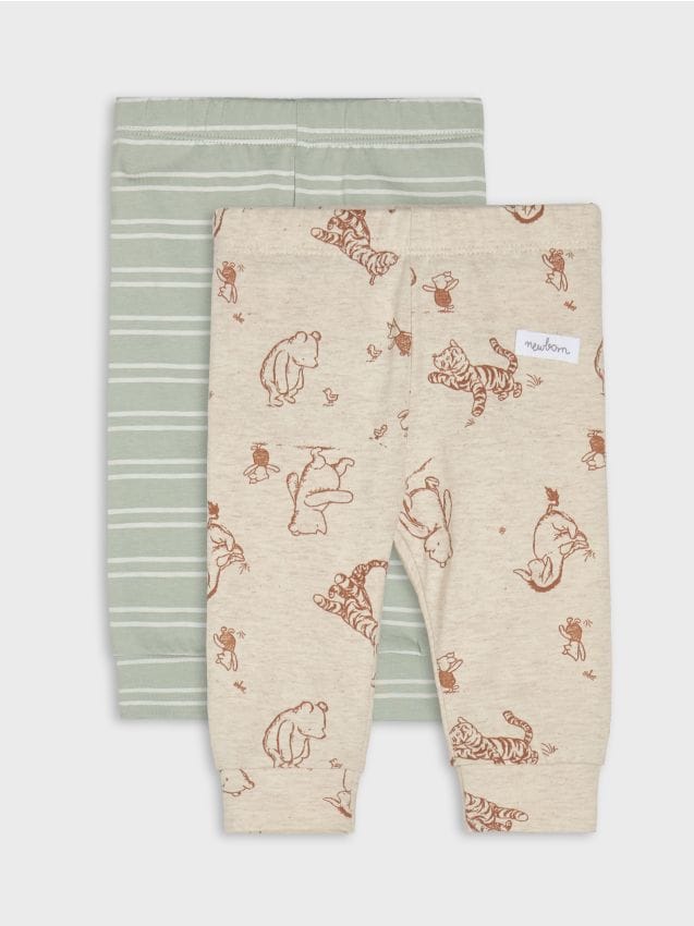 Sinsay - Set 2 colanți din bumbac Winnie the Pooh - crem