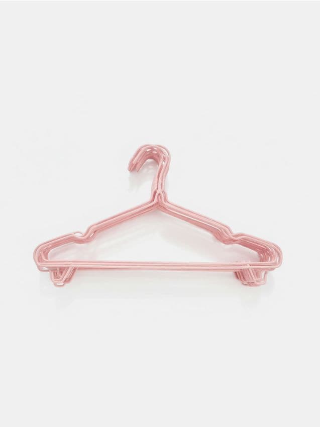 Sinsay - Set de umerașe cu cârlige – pachet de 15 - roz-pastel