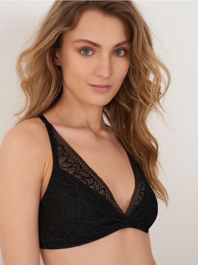 Lace bralette Color black - SINSAY - 1486G-99X