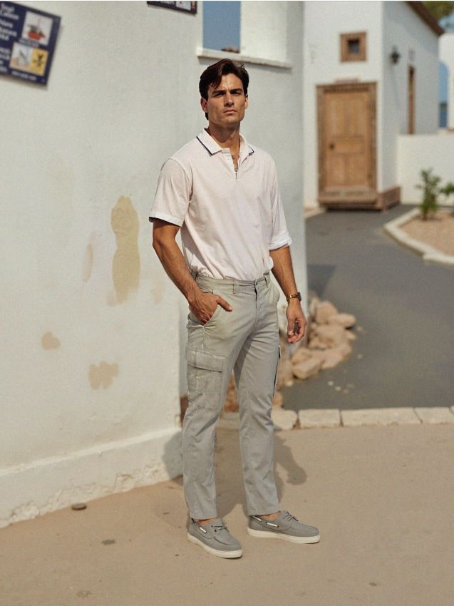 Pantaloni slim cargo - SINSAY