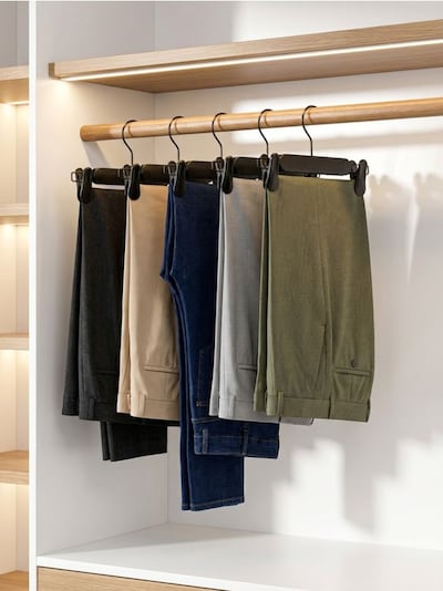 Klippidega riidepuude komplekt 5 pack