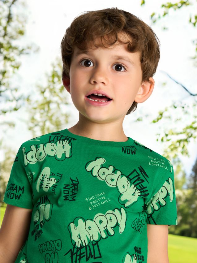 T-Shirts, 2er-Pack Farbe green spruce - SINSAY - 150AX-75X