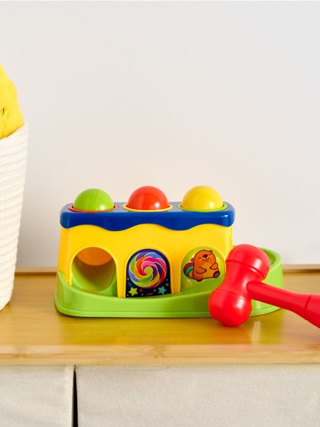 Sinsay - Jucărie - banc de bătut cu bile și ciocănel - multicolor