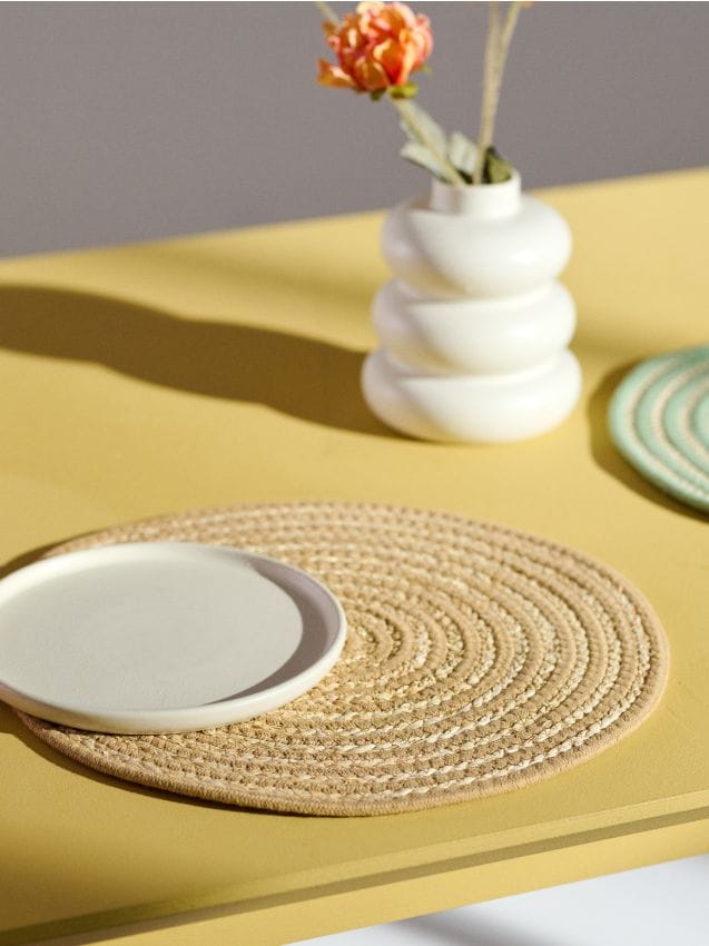 Sinsay - Suport de masă împletit - bej