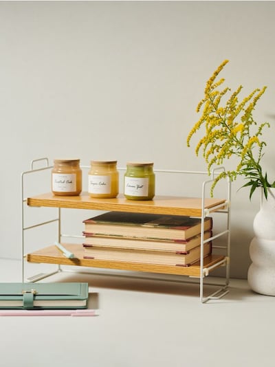 Dwupoziomowa półka