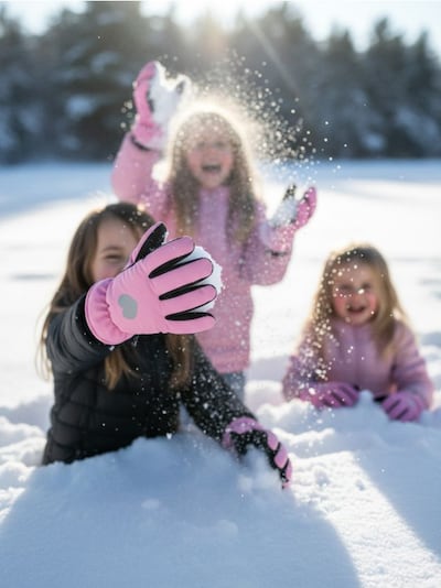 Veekindlad kindad fliisvoodriga