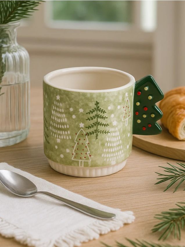 Sinsay - Hrnček so sviatočným motívom - bledozelená
