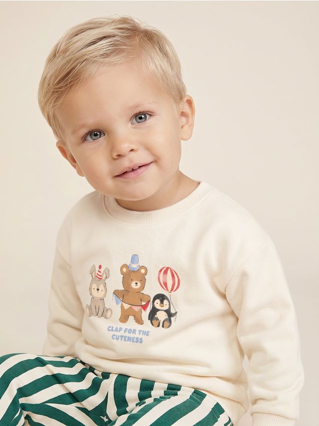 Sinsay - Tricou cu mâneci lungi din tricot moale și călduros - crem