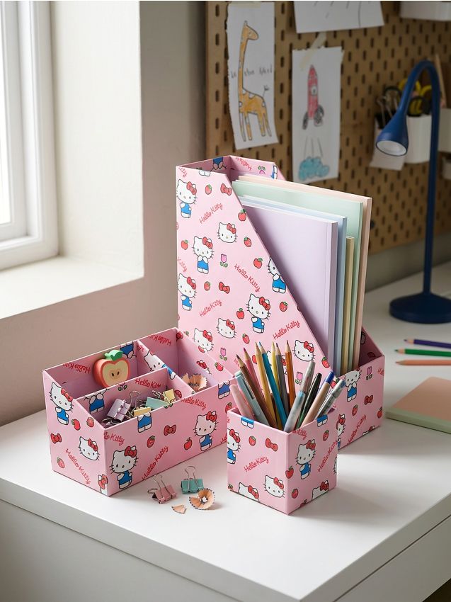 Sinsay - Set de organizatoare pentru birou Hello Kitty - multicolor