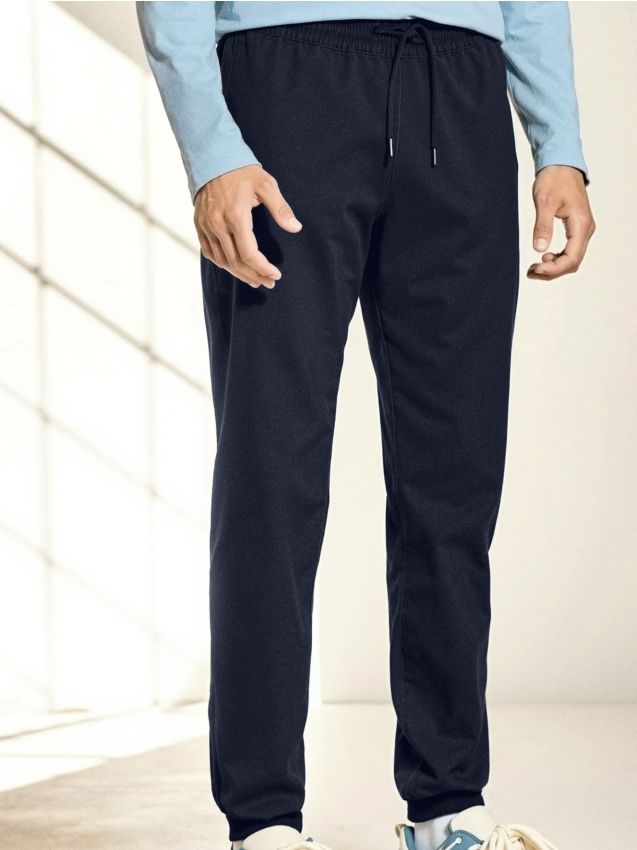 Sinsay - Pantaloni jogger - bleumarin