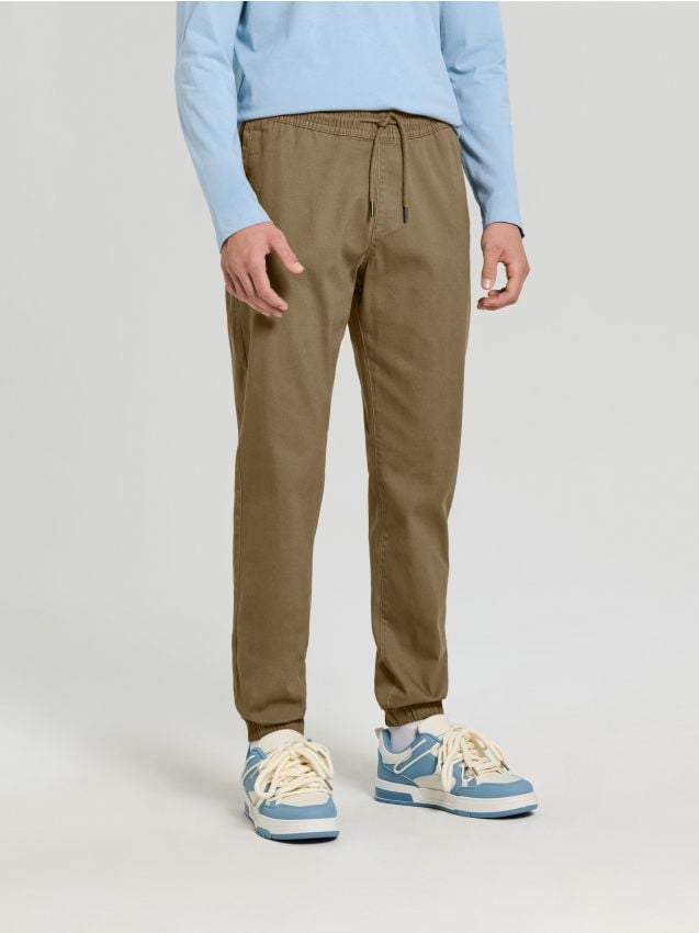 Sinsay - Pantaloni jogger - bej