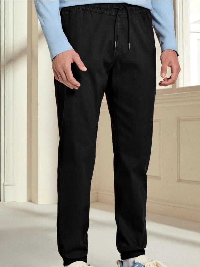 Sinsay - Pantaloni jogger - negru