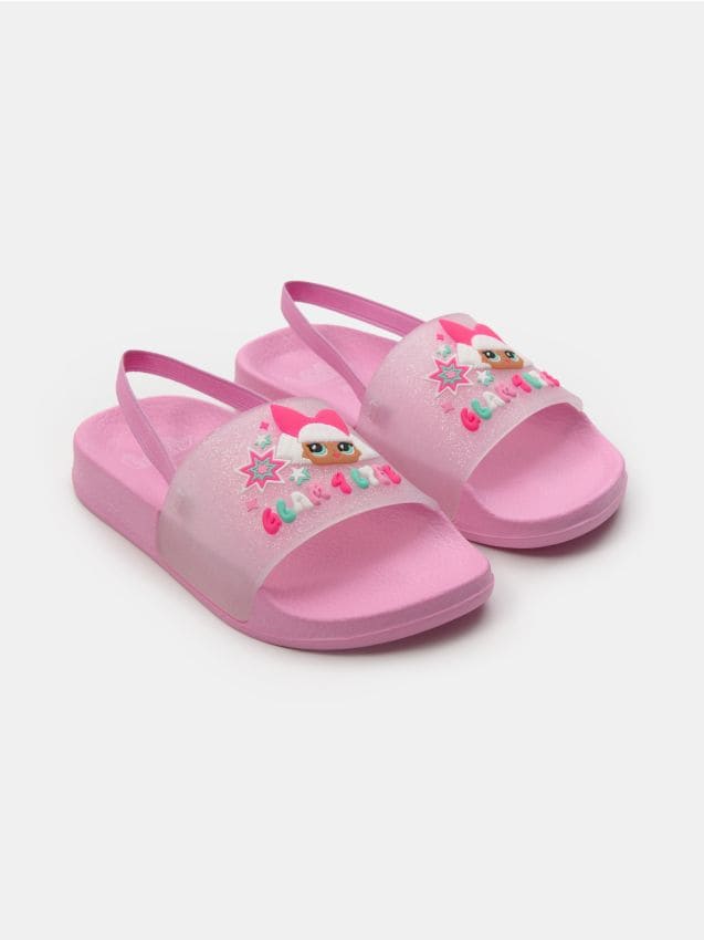 Sinsay - Papuci cu sclipici L.O.L. Surprise - roz