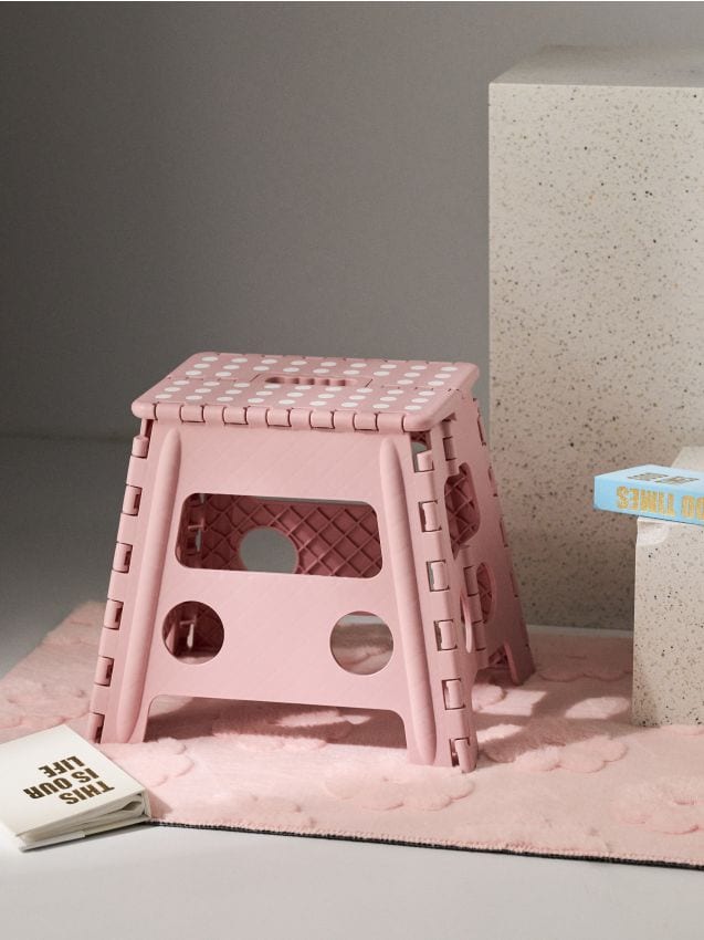 Sinsay - Suport pentru picioare pliabil - roz-pastel