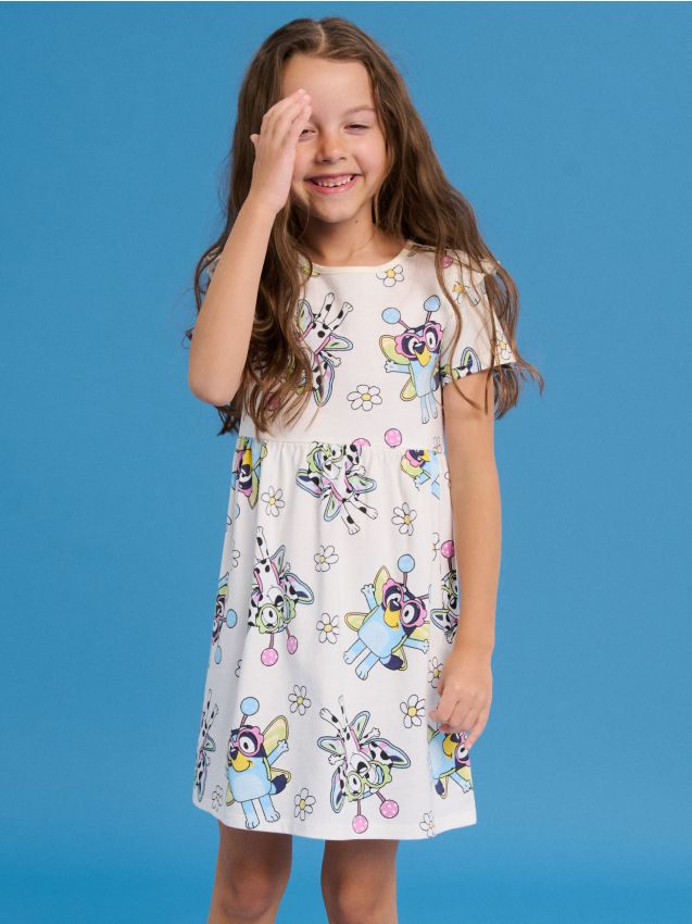 Sinsay - Rochie Bluey - crem