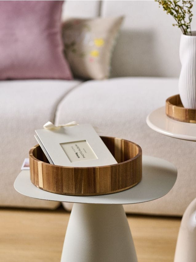 Sinsay - Tavă decorativă din lemn - bej