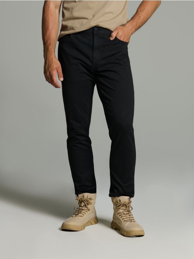Sinsay - Pantaloni chino - negru