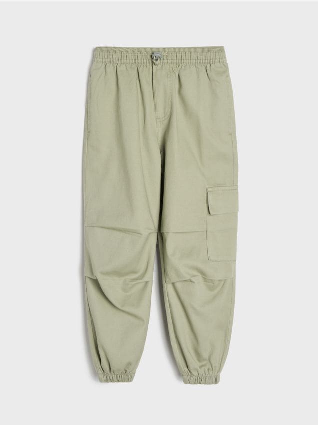Sinsay - Blugi jogger - verde-pal