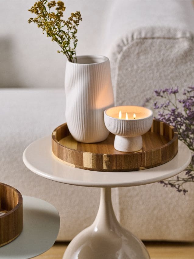 Sinsay - Tavă decorativă din lemn - bej