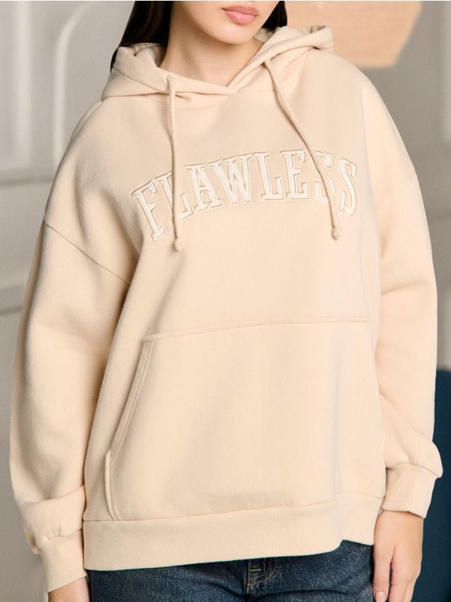 Bluza z haftowanym napisem - SINSAY