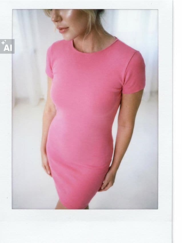 Sinsay - Rochie mini - roz-aprins