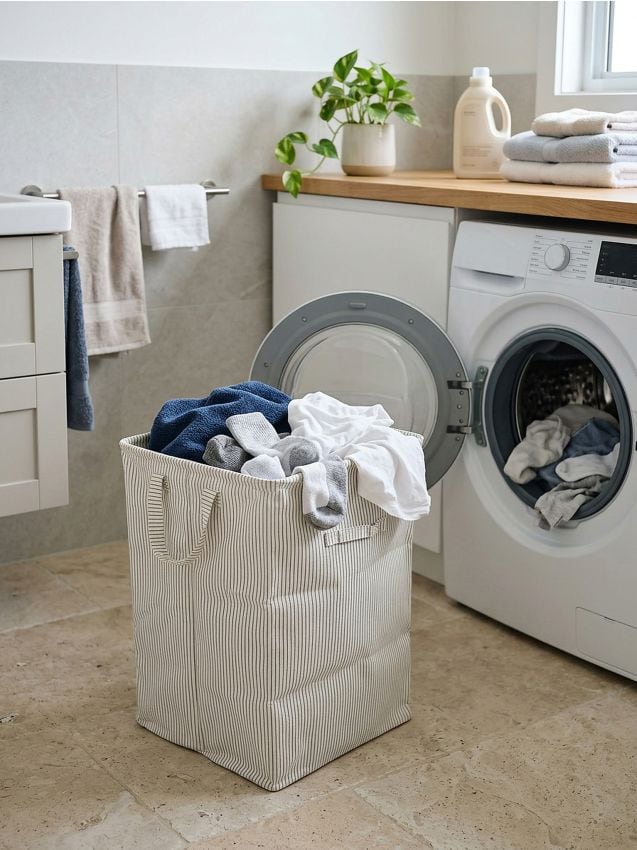 Sinsay - Coș pentru rufe - negru