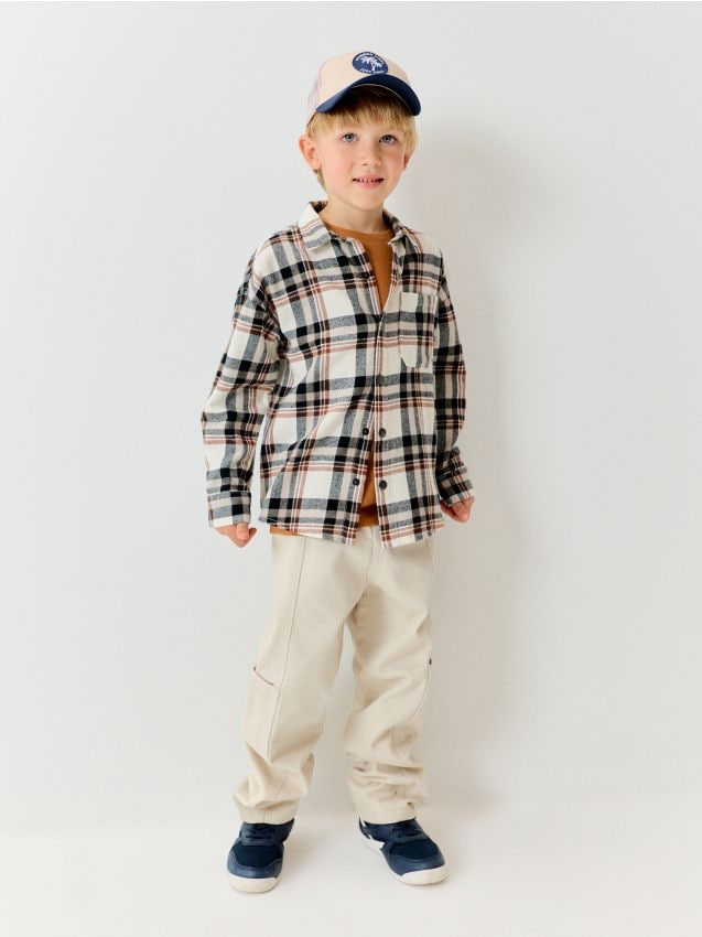 Sinsay - Blugi cargo - bej