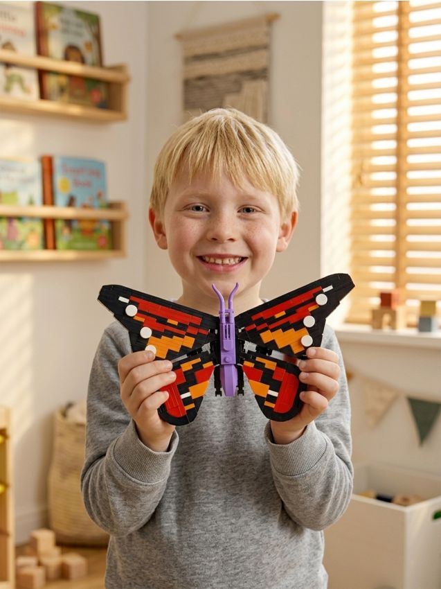 Sinsay - Blocuri de construcție – Lumea insectelor: Fluture - multicolor