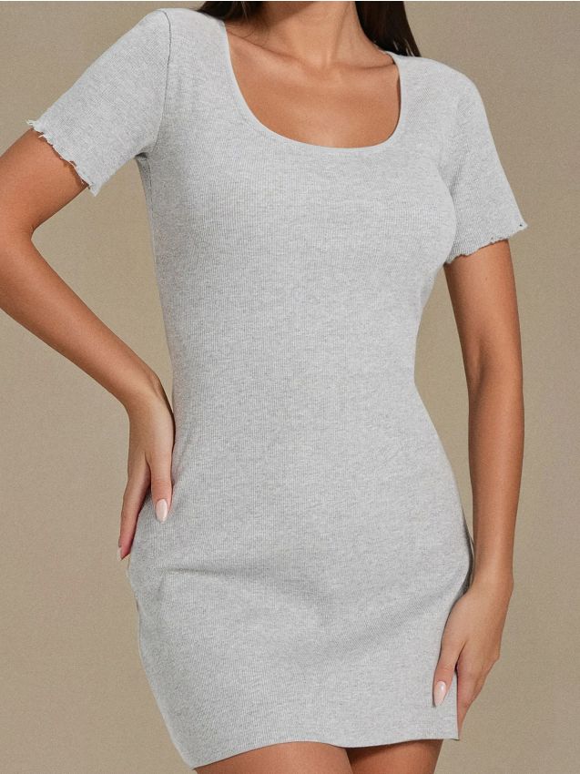 Sinsay - Rochie mini - gri deschis