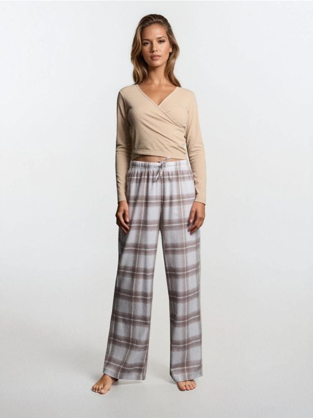 Sinsay - Spodok pyžama - béžová