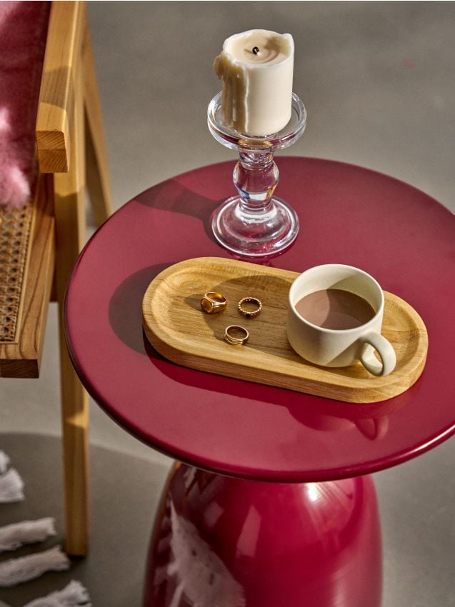 Sinsay - Tavă decorativă din lemn de acacia - crem