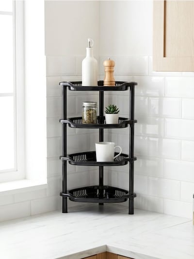 Narożna półka czteropoziomowa